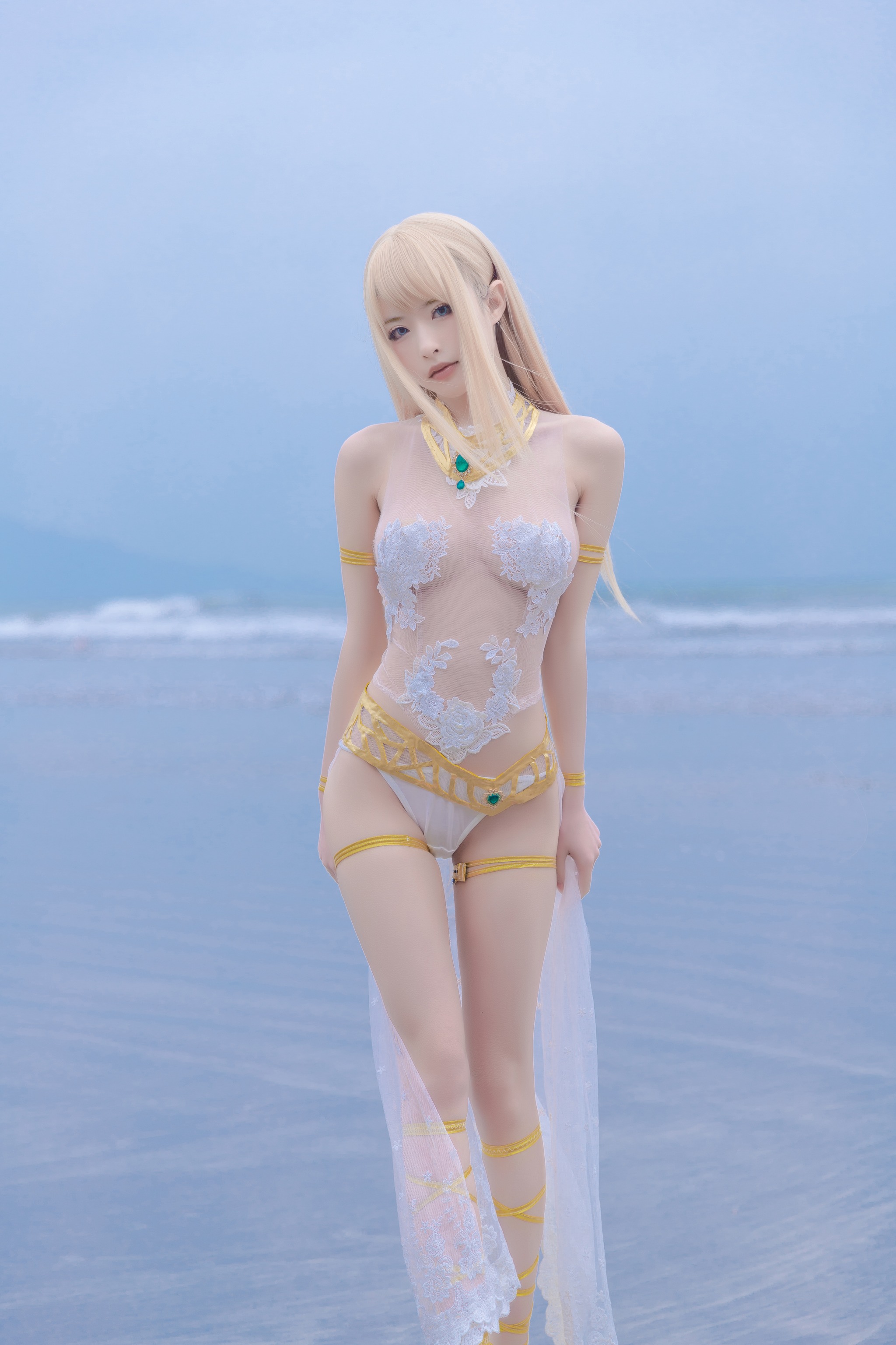 清水由乃 - NO.023 玛丽萝丝 白色泳衣 [33P]-XikXak